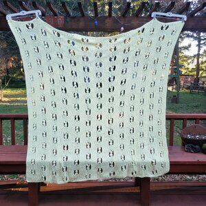 Yellow- Handmade Throw/Lap Blanket